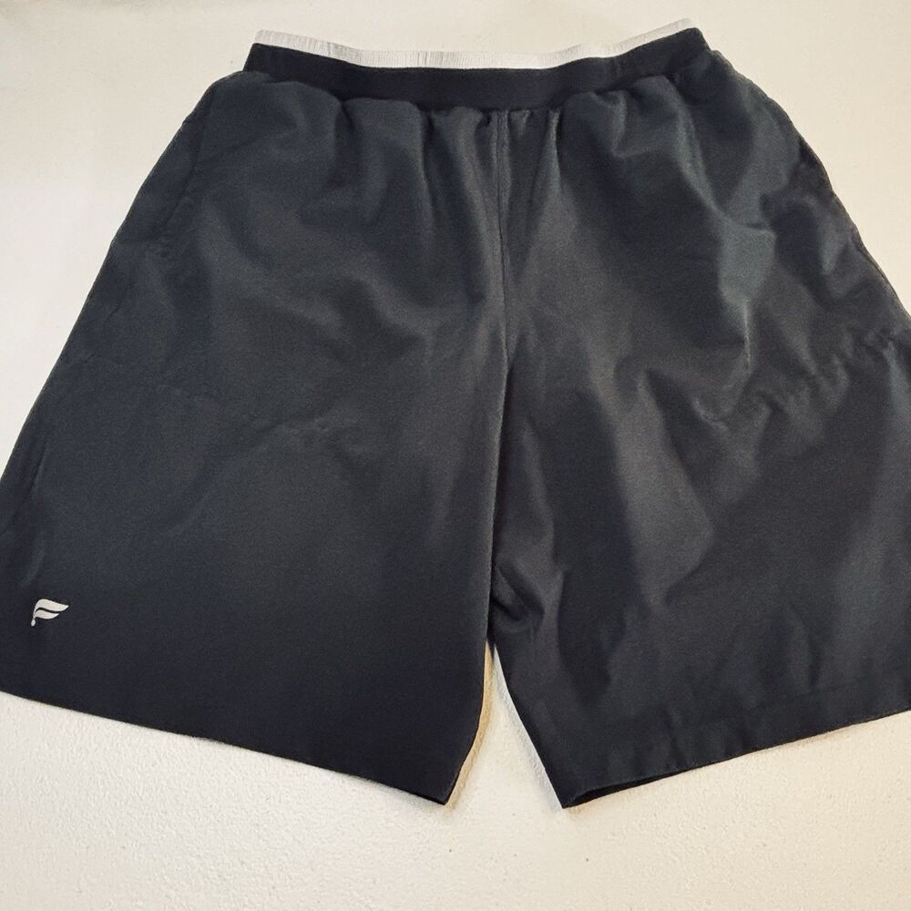 Fabletics Men's Size M Black The Fundamental Short II Lined Training Running